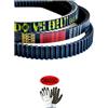 farbrothersonline COMPATIBILE CON SUM-UP 125 BANDO LAMBRETTA PATO 003273762 CINGHIA DI TRASMISSIONE PER VARIATORE FRIZIONE MOTO SCOOTER CINGHIE MOTORE TRAPEZOIDALI DENTATA RESISTENTE AL CALORE E ABRASIONE