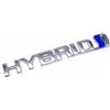 Generic Xingyue Aile 1 pz Accessori auto 3D HYBRID Adesivi logo auto Refitting Adesivo distintivo emblema in metallo adatto a tutti i modelli di auto decorazione di bellezza per auto(Silver)