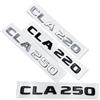 Generico Lettere 3D CLA180 CLA200 CLA220 CLA250 CLA260 logo ABS parafango auto vano bagagli adesivo logo posteriore(Glossy black,CLA250e)