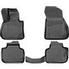 Walser Tappetini in Gomma per Auto XTR su Misura Compatibile con BMW X1 (F48), 11/2014-12/2022, Tappetini Auto Antiscivolo, Protezione vano Piedi