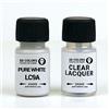 SD COLORS - Vernice per ritocchi, per automobili, per riparazione graffi e scheggiature, 15 ML, codice colore: LC9A bianco puro (vernice + smalto)