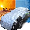 HULG Telo Auto Copertura Protezione Parabrezza - Copri Auto Parabrezza Estivo/Invernale Resistente A UV/Pioggia/Neve/Ghiaccio/Gelo/Polveri (SUV)