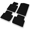 Mossa - Tappetini auto adatti per BMW 3 M3 III E46 (2001-2006) 4 pz. nero S