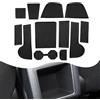 YEE PIN 2023 Polo AW tappetini in gomma V W Polo MK6 2018-2022 /Taigo Nivus 2021+ accessori interni tappetini antiscivolo per console centrale, scatola di immagazzinaggio Taigo