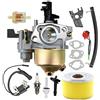 Ewillownm Compatibile con Carburatore GX160 GX200 con Kit di Messa a punto del Filtro dell'Aria 17210-ZE1-517 per Motore Honda GX120 GX140 GX 160 GX168 GX200 5HP 5.5HP 6.5HP