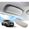 GAFAT Compatibile con Renault Austral E-Tech Hybrid 2023 2024 Porta Occhiali da Sole, Custodia per Occhiali Auto, Austral 2023 Scatola Portaoggetti Organizer, Austral Accessori (Grigio)