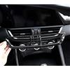 AUTO-spro Fibra di carbonio ABS per Romeo Giulia 2017 Car Center Console AC Outlet Frame Trim Accessori Refitting