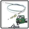 Piaggio TRASMISSIONE CAVO FILO GAS ACCELERATORE CORTO PER PIAGGIO APE TM 703 - PIAGGIO APE 602 ORIGINALE.