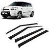 CarJoy Deflettore d'aria per finestrini laterali, compatibile con KIA Soul I AM 2008-2012, SUV per finestrini dell'auto, 4 pezzi