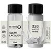 SD COLORS ARCTIC WHITE 326 - Vernice per ritocchi, 15 ML, per riparazione graffi e scheggiature, codice colore 326 bianco artico (pittura+laccetto)