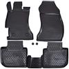 J&J AUTOMOTIVE Tappetini Auto in Gomma su Misura per Subaru XV 2011-2016, Set da 4 Pezzi, 3D - con Bordo Alto, Antiscivolo, Inodore, Colore Nero, TPE