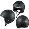 A-Pro Casco Moto Jet Omologato ECE 22-06 Custom Scooter Naked Nero Opaco Taglia XXL
