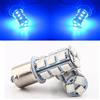 Qasim 1156 BA15S 1141 1003 LED Indicatori di direzione posteriori per auto Luci interne per camper 12V Blu (confezione da 2)