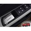 autoCOVR Copertura In Acciaio per Fiat.600 600e | Decorazioni del Pannello dei Pulsanti | 4 Pezzi Inox Elettrica Hybrid RED (RED) LA PRIMA 600 Accessori Tuning Kit Ricambi