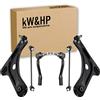 kW&HP KIT 6PZ AVANTRENO COMPLETO DI BRACCETTI BRACCI ANTERIORI BIELLETTE E TESTINE DESTRO SINISTRO C3 II kW&HP