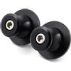 E-SPEEDMTC ESPEEDMTC Per Triumph Tiger 660 / Sport 2022-2023 2pcs 2pcs forcellone slider stand avvolgimenti bobine lega di alluminio CNC (Nero)
