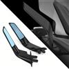 Bolirui Adatto per YAMAHA T MAX 560 2020 2021 T-MAX 530 2012-2019 Specchietti Retrovisori Moto Specchietti Laterali Girevoli, Specchietti Moto Manubrio Front