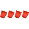 NYSFIFHSKFH Autodecorazioni Per Suzuki Per Jimny 2019-2022 4X ABS Interruttore Alzacristalli Auto Pulsante Decorazione Estesa Adesivo Copertura Accessori Auto(Rosso)
