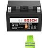 CLICK & GO COMPATIBILE CON KYMCO Xciting S E5 400 per anno 2021 al 2022 BATTERIA GEL BOSCH FA1130 YTZ14S-BS SIGILLATA SPEDITA CARICA PER L'USO BATTERIE SLA 11AH AMPERE 12 VOLT 150X88X110MM