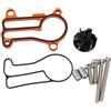 Generico Kit distanziale girante radiatore pompa acqua sovradimensionato for KTM 250 300 EXC XCW XC-W SX XC for Husqvarna 250 300 TE TC TX TE300(Orange)