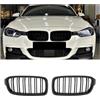 SAIBOL Griglia Radiatore Griglia Paraurti Doppio Rene Nero Lucido Opaco Per BMW Serie 3 F30/F31/F35 F30 320i 328i 335i 2012-2019 Auto Griglie Anteriori(Nero opaco)