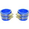 Gnyduw Adattatore per collettore di aspirazione del carburatore, manicotto di avvio, giunto, blu, da 40 mm per parti di moto da cross e pit bike