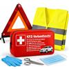 OwnWheel Kit di Pronto Soccorso per Auto 3 in 1, Testato nel 2026 e Accessori - con Giubbotto di Sicurezza e Triangolo di Emergenza per StVO