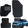 W-Parts Serie 4 TAPPETI - TAPPETINI in Moquette Neri per PEUGEOT 3008 2024-> SOLO IBRIDA