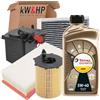 kW&HP KIT TAGLIANDO 4 FILTRI + OLIO ORIGINALE 5W40 PER MINI COOPER R56 1.6 COOPER D Diesel (109 CV / 80 kW 9HZ (DV6TED4), da anno 2006-2010)
