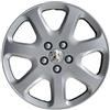 Rixto Kit di 4 copricerchi adattabili - per PEUGEOT 407/207 / 307/1007 / 4007 / Tepee - diametro 16 - con logo cromato - non originali