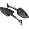 KZYQDARS Specchietto retrovisore per moto Per BURGMAN AN125 AN250 AN400 AN650 400 650 125 200 Specchietto Retrovisore Per Moto(Black)