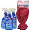 FEI FAN SET PER AUTO: Deghiacciante Spray Istantaneo NOT ICE POWER, Scioglie Rapidamente Gelo, Neve e Ghiaccio. Ideale Anche Per Serrature e Guarnizioni 500ml + Raschietto a Guanto (3xSpray+Raschietto)
