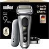 Braun Series 9 PRO +, Rasoio Elettrico Barba, Regolabarba Uomo, Rifinitore di precisione, con PowerCase, Batteria Litio Ion, 100% Impermeabile Idea Regalo, 9527s Argento