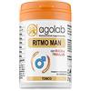 AgoLab Nutraceutica RITMOMAN Uomo Maca Peruviana - Integratore Energizzante Alto Dosato con Maca Puro, Tribulus e Fieno Greco, Ricco di Vitamine e 7 Ingredienti Naturali, Migliora Virilità e Vigore - 50 Capsule