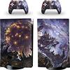 GALSOR Protettivo Per PS5 Skin Disc Edition Anime Console E Controller Vinile Cover Wraps Per PS 5 Version 13180 Senza Bolle E Senza Residui