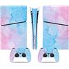 LNMLRBXEXZ Compatibile Con Adesivi Skin Per PS5 Slim Skin Disc Edition & Digital Console E Controller Vinyl Cover Skins Wraps Resistente Ai Graffi, Compatibile Con 56606 Avvolgimento(Disc Version)