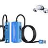 YCE PSVR2 - Adattatore per PC, kit di 2 accessori per PC compatibile con PlayStation VR2, occhiali AR, monitor portatile, include cavo DP 1.4 e adattatore di alimentazione (nero) (D85-blu)