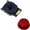 Genérico Joystick Analogico Compatibile per Sony PSP 2000 Series (2001, 2002, 2003, 2004, 200X) Colore Rosso