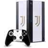 Head Case Designs Licenza Ufficiale Juventus Football Club Strisce Nere Arte Pacchetto Console Da Gioco Wrap E Pelle Per Controller Compatibile con Xbox Series X