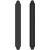 Generic Strisce di decorazione 2pc Sostituzione per l'interruttore Host di 2a generazione (nero nero)