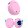 Generico Copertura protettiva morbida in silicone liquido resistente alle cadute, custodia protettiva antiscivolo per Tamagotchi Paradise, accessori per console di gioco (Rosa)