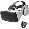BHJAYIGS Occhiali VR, Visore Realtà Virtuale 3D, VR Visore Cuffie, Glasses 3D con Lenti HD Anti Luce Blu, Compatibili con Smartphone iPhone Android da 4,7-7,2 Pollici, Regalo di Natale, Regalo(A)