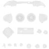 MENDUNER Kit Completo di Pulsanti di Attivazione per Controller Series X/S - Set di Pulsanti di Ricambio Multicolore, Kit Mod ABS con D-Pad, ABXY, Paraurti e Trigger (Bianco trasparente)