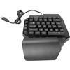 BAFOVY Tastiera da Gioco con una Sola Mano, Mini Tastiera da Gioco Ergonomica Retroilluminata RGB per Giocatori PC e Laptop