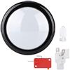 Hethlif Pulsante di Gioco, Pulsante di Gioco Rotondo Luminoso a Led da 100 Mm a Forma di Cupola per Macchina per Bottoni a Moneta (#02)