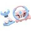 Xanorrg Game Racing Wheel With Pedals For Multiple Platform 180 Degree Rotating Driving Simulators USB Race Steering Rubber Grip Racing
