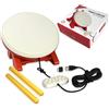 OSTENT Tamburo Controllore Bacchette Strumento Tradizionale Giapponese per Nintendo Switch Console Taiko No Tatsujin Master Videogiochi