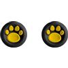 Generico 2 pezzi di coperture in silicone per joystick controller per Rog Xbox Ally/Rog Xbox Ally X Copertura per rocker thumpstick (Nero e giallo)