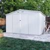 Parama Casetta da giardino in acciaio zincato bianco 3,21x2,77xh2,17 m - 129kg - 8,9 metri quadri