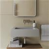 Parama Lavabo sospeso in marmoresina 60cm grigio opaco | Koro